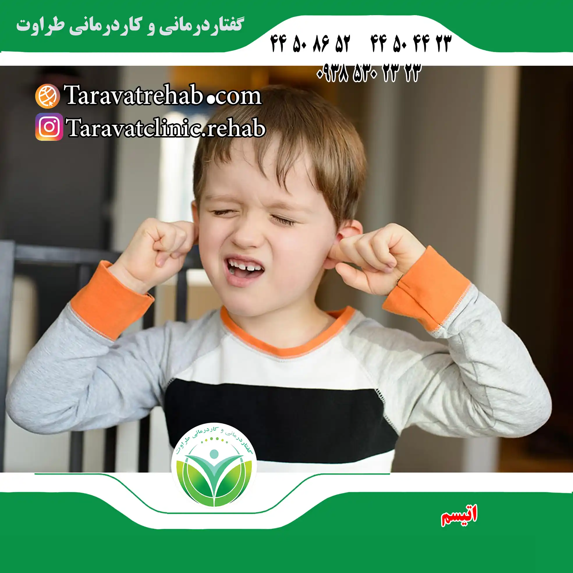 گفتار درمانی در اوتیسم در غرب تهران در تهرانسر